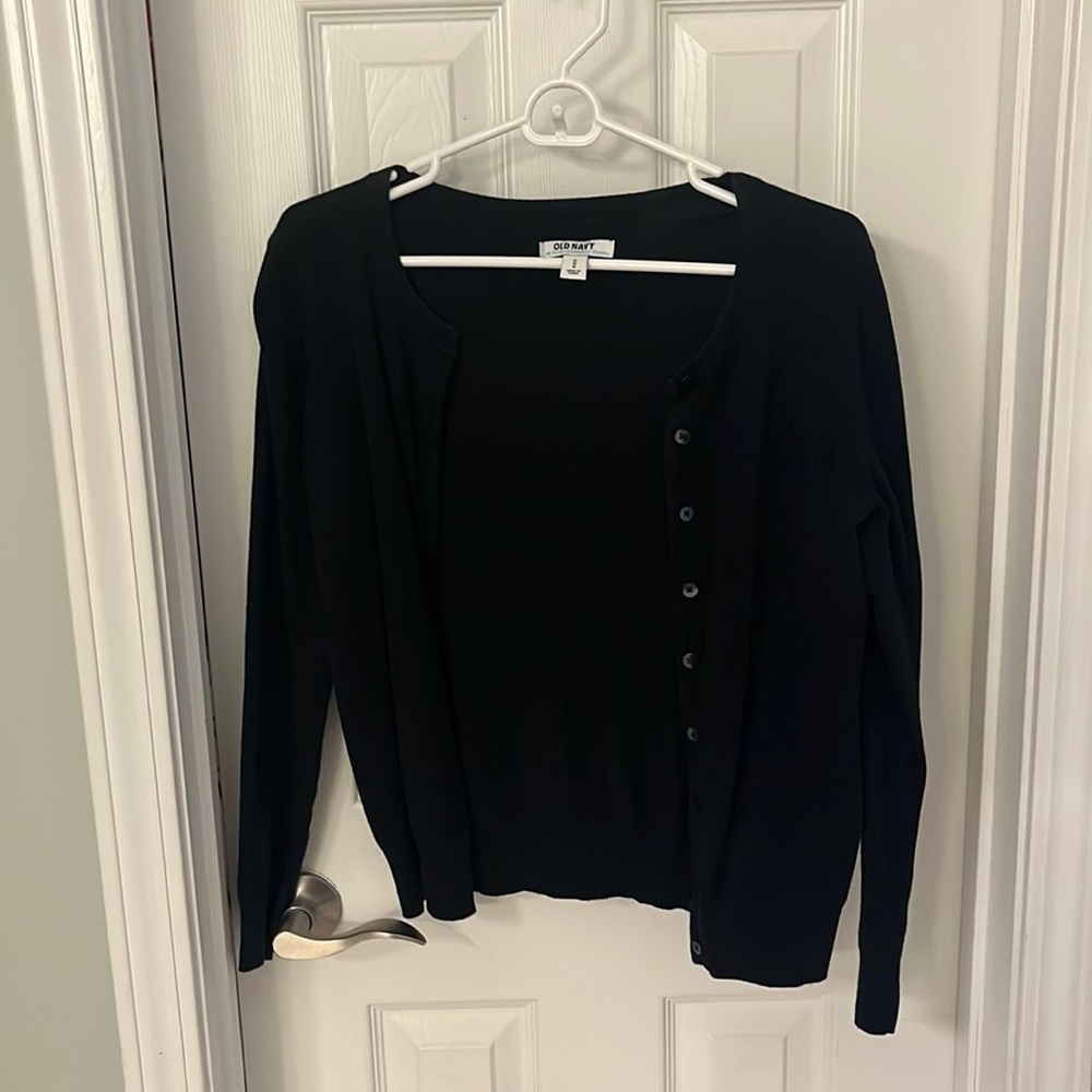 Old navy black cardigan